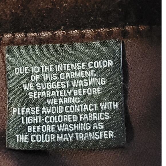 High-Rise Luxe Velvet Tapered Pant Dark Wine Fall Winter Whimsigoth Womens 14/34 - Picture 4 of 6